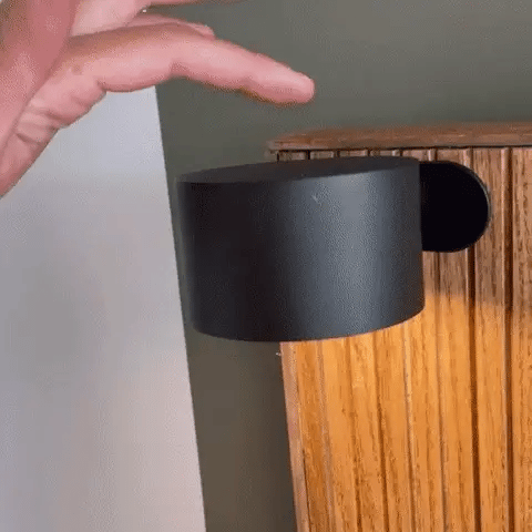 Kabellose LED Wandlampe dimmbar, 360° drehbar, wiederaufladbar für flexibles Leselicht.