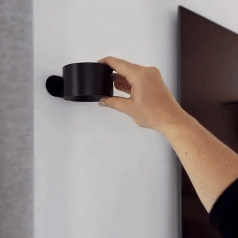 Kompakte kabellose LED Wandlampe, dimmbar, 360° schwenkbar, wiederaufladbar, mit Fernbedienung.