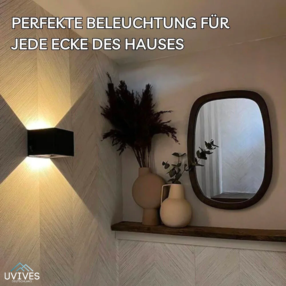 Intelligente kabellose LED-Lampe mit Bewegungssensor für effiziente & flexible Innenbeleuchtung.