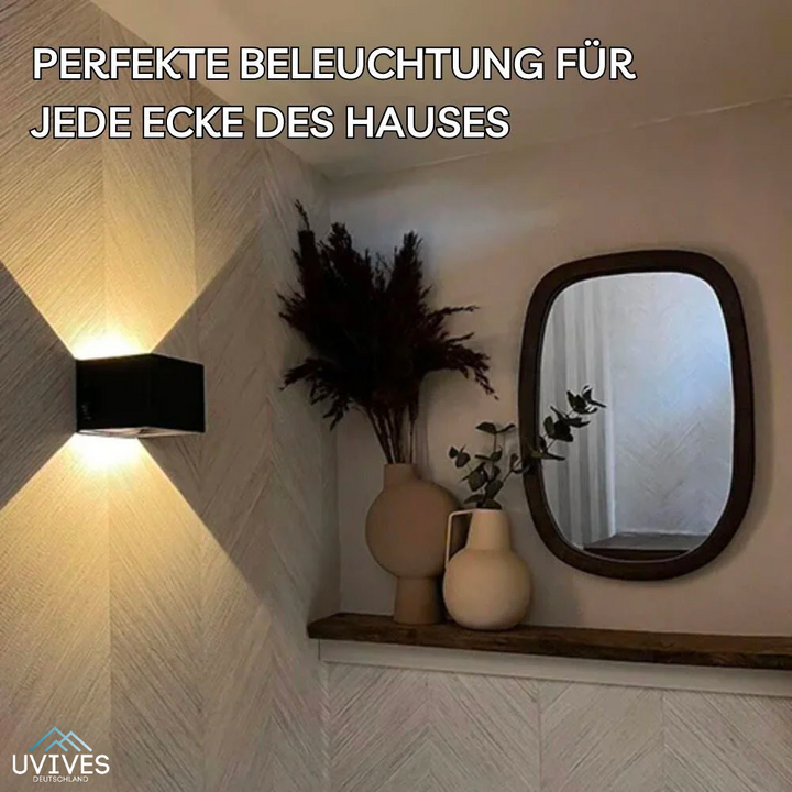 Intelligente kabellose LED-Lampe mit Bewegungssensor für effiziente & flexible Innenbeleuchtung.