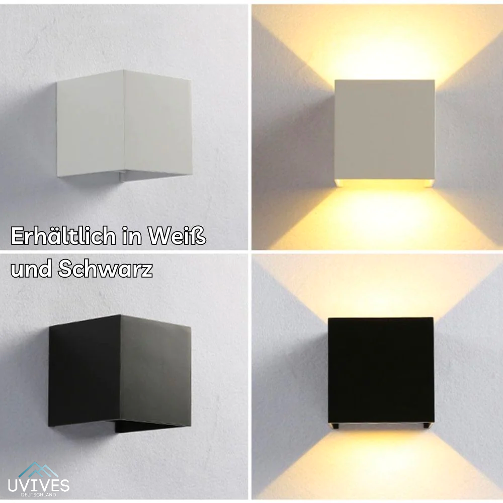 Praktische LED-Wandleuchte mit Akku & Bewegungssensor, ideal als Nachtlicht oder Flurlicht.