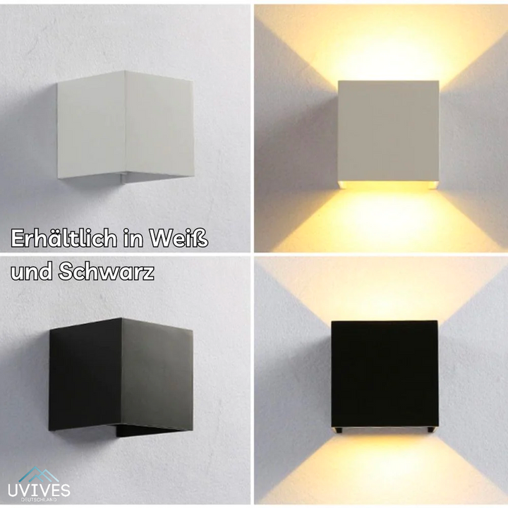 Praktische LED-Wandleuchte mit Akku & Bewegungssensor, ideal als Nachtlicht oder Flurlicht.