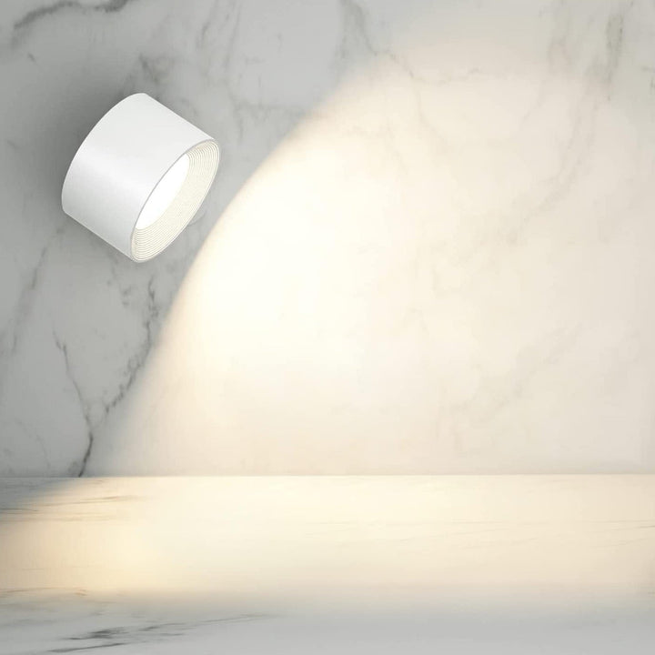 Kabellose magnetische LED-Wandleuchte, dimmbar mit Akku, moderne Innenbeleuchtung, steuerbar per Touch/Fernbedienung.