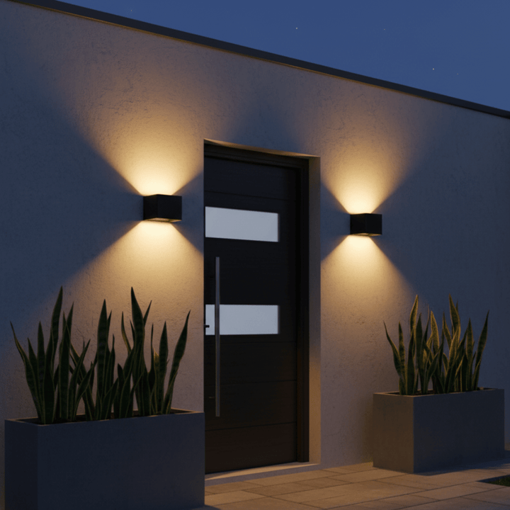 Smarte kabellose LED-Wandleuchte mit Bewegungssensor, Akku, dimmbar, perfekt für Treppenlicht & Flur.
