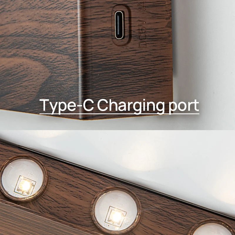 Tragbare kabellose LED-Tischlampe LUMITOUCH mit Touch-Funktion und starkem Akku, weiß.