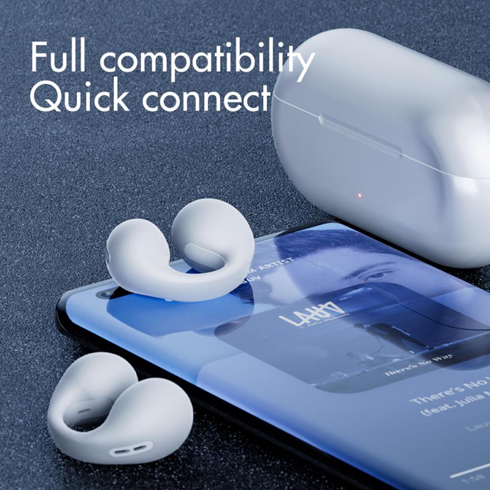 Unisex kabellose Bluetooth Knochenschall-Kopfhörer, leicht & komfortabel für den täglichen Gebrauch.