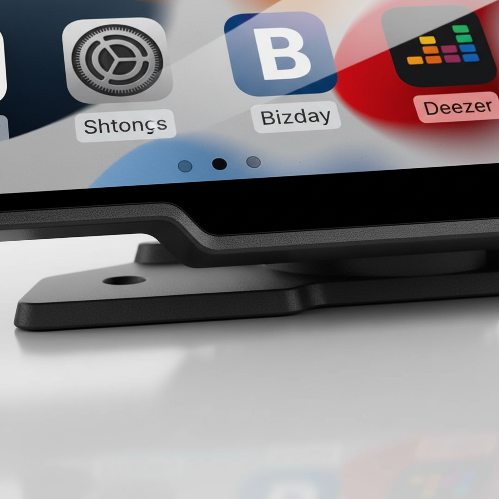 Modernisieren Sie Ihr Fahrzeug: Kabelloser Adapter für CarPlay & Android Auto. Zugriff auf Navigation und Rückfahrkamera.