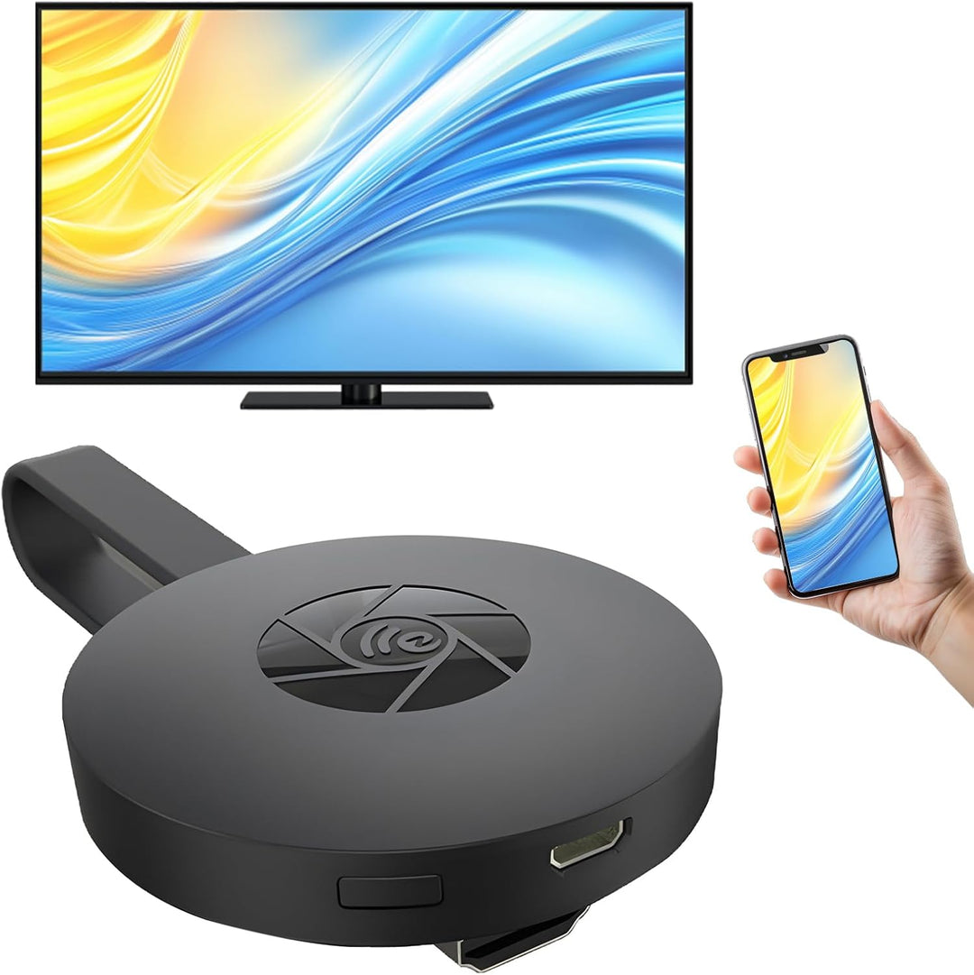 Kompakter Kabelloser Full HD HDMI Mirror-Adapter für TV & Beamer. Ideal für mobiles Screen Mirroring.