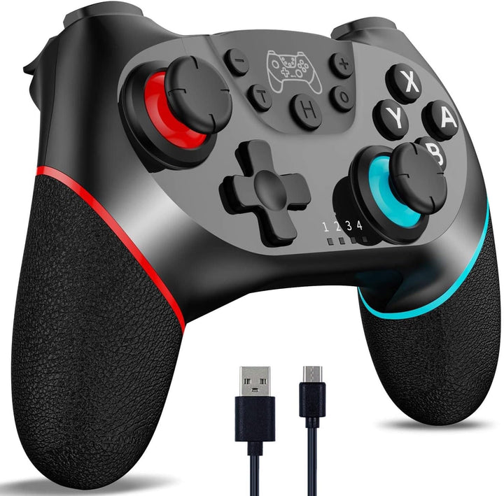 Vielseitiger kabelloser PC & Switch Controller mit präzisen Hall-Effekt Joysticks und Turbo-Modus.