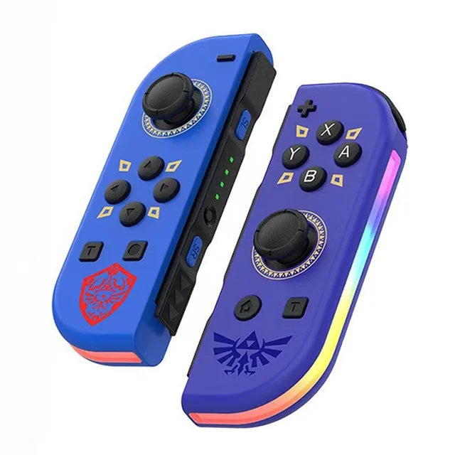 Kabelloser Switch Controller mit USB-C Ladeanschluss & Bluetooth. RGB-Gamepad für Nintendo Switch, OLED & Lite mit langer Akkulaufzeit.