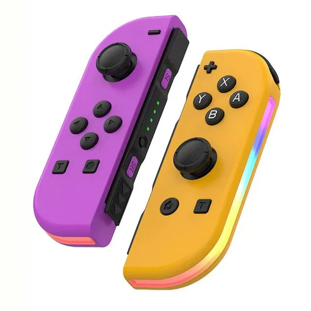 Farbintensiver kabelloser Switch Controller mit dynamischer RGB-Beleuchtung. Verbesserte Gaming-Atmosphäre für alle Switch-Modelle.