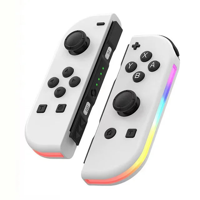 Kabelloser Bluetooth Switch Controller für nahtloses Gaming. Gamepad mit HD-Vibration & RGB-Licht für Nintendo Switch.