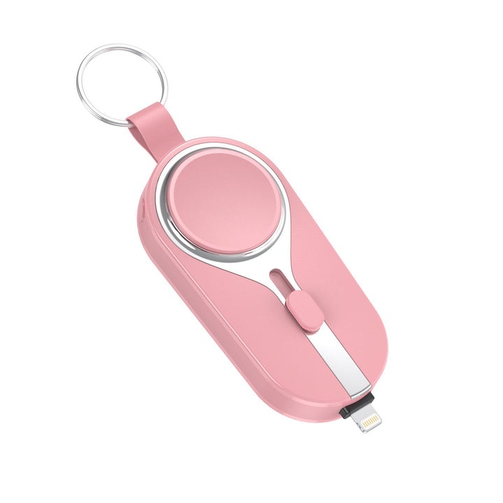 Rosa VoltClip Ladeclip, kabellos, für iPhone & Smartwatch. Kompaktes USB-C Zubehör, ideal für unterwegs.