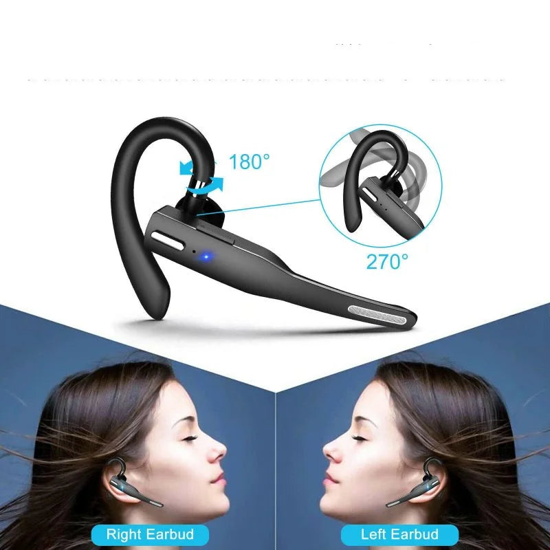 Sandsberg Bluetooth Headset mit Geräuschunterdrückung für kristallklare Anrufe, stabile Verbindung & spritzwassergeschützt.