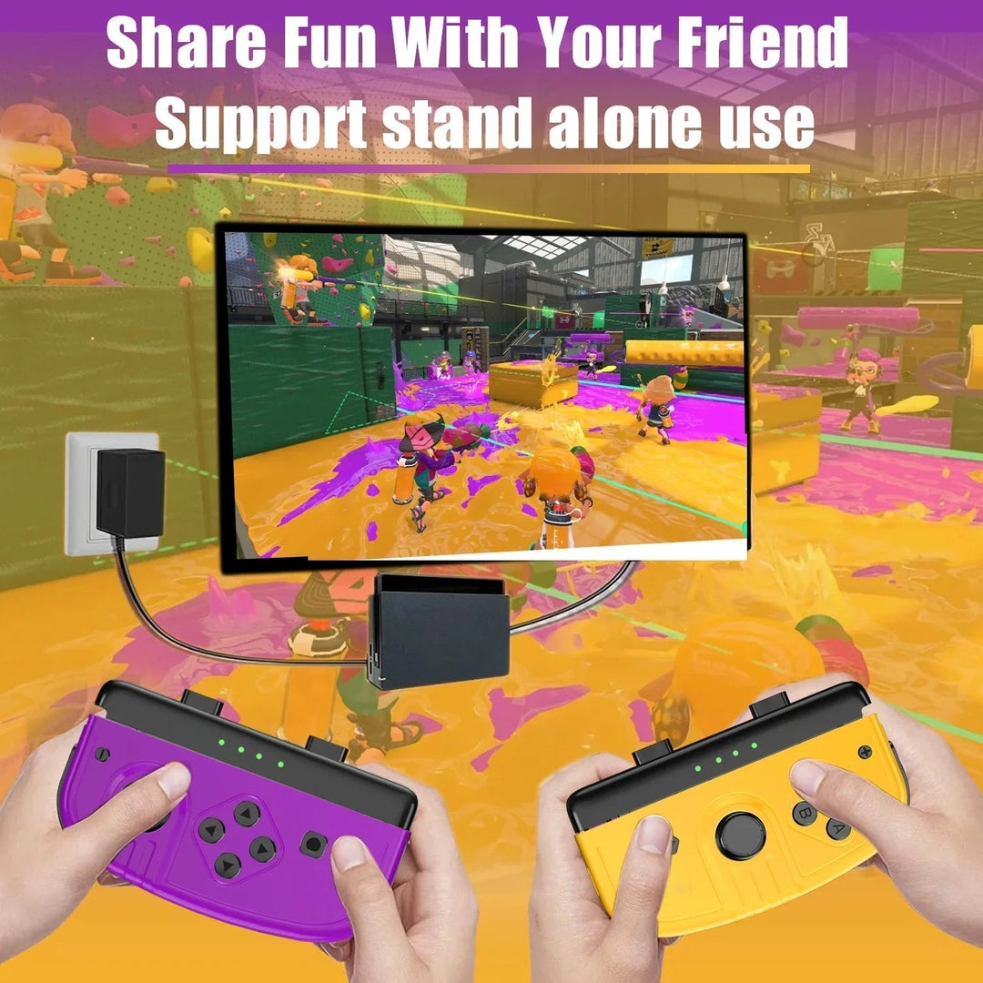 Präziser kabelloser OLED Joycon Controller für Nintendo Switch. Reaktionsschnelle Steuerung beim Gaming.