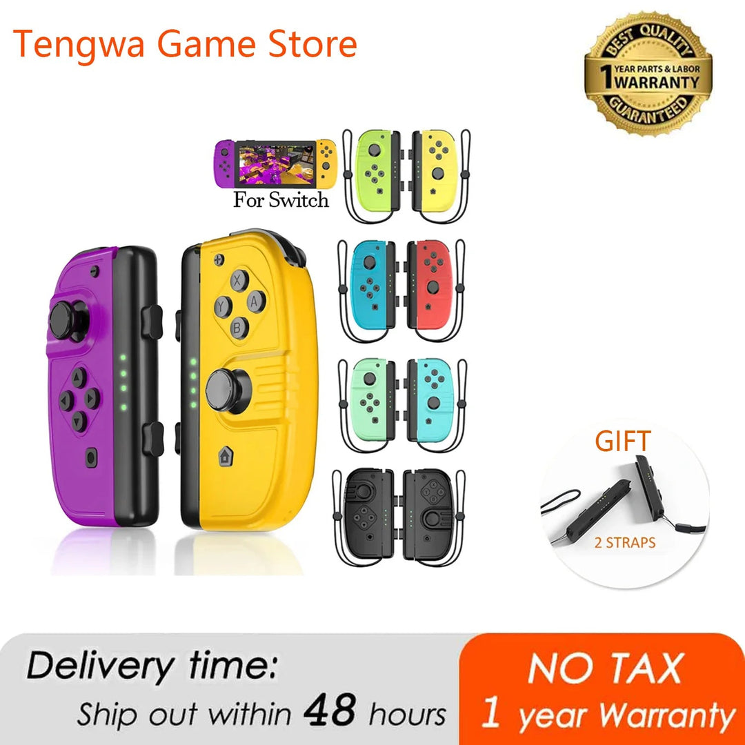Kabelloses OLED Joycon Gamepad für Nintendo Switch mit verbesserter Präzision. Gaming-Erlebnis optimiert.