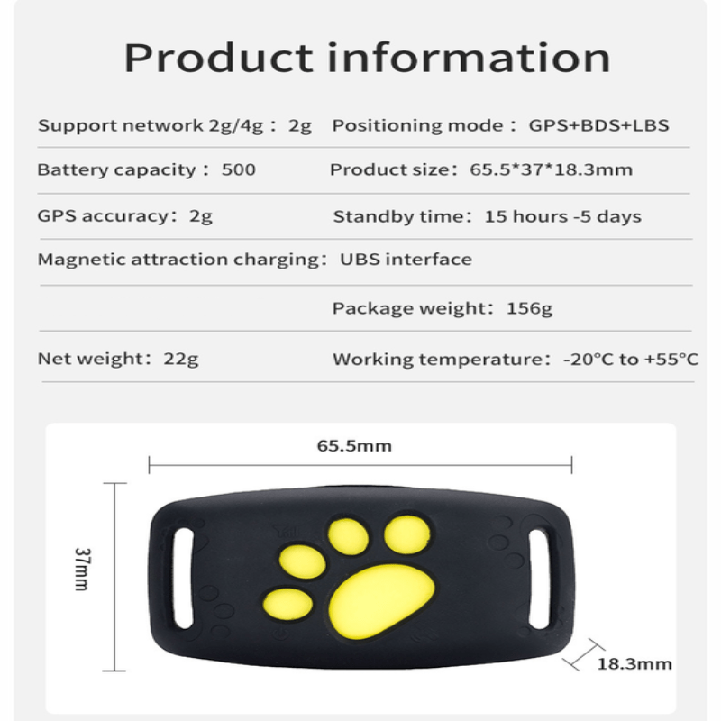 Dieser kleine Tier-Tracker ist ein Katzen GPS Tracker am Halsband, leicht & mit präziser Echtzeit-Ortung.