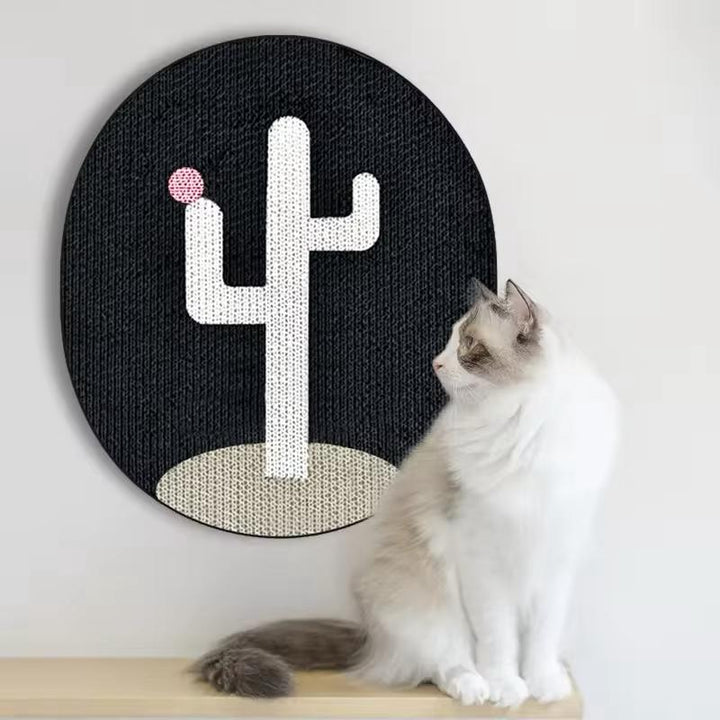 Sisal Katzenkratzbrett für die Wand, robustes Katzenmöbel gegen Kratzspuren.