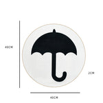 Regenschirm Weiß