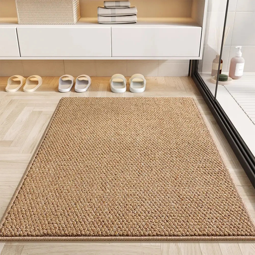 Langlebige Katzen Kratzmatte mit rutschfestem Boden, pflegeleichte Faux-Sisal Bodenmatte für Haustiere.