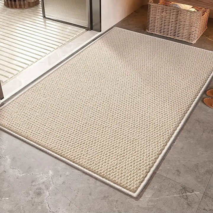 Stylische Katzen Kratzmatte, rutschfester Teppich in Sisal-Optik, bietet Kratzschutz und ist pflegeleicht.