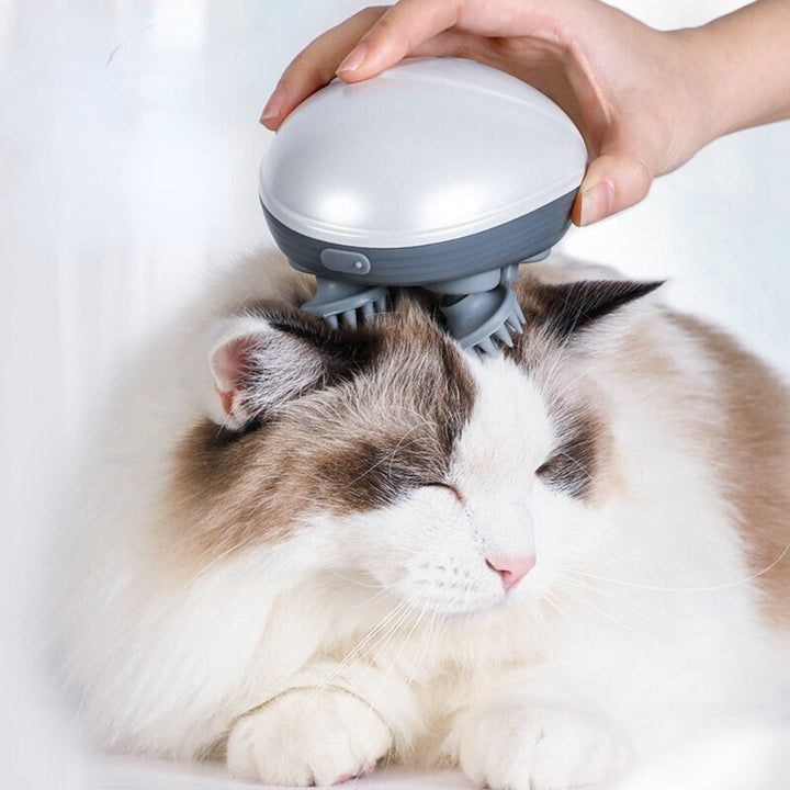 Katzen Massagegerät für Tiefenentspannung und Wohlbefinden der Katze; ideal zur Fellpflege und Gelenklinderung.