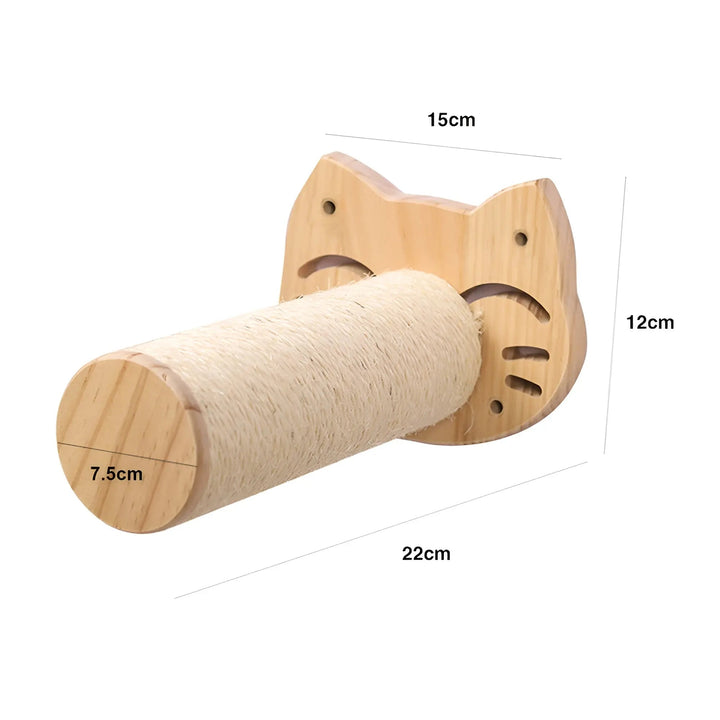 Modulares Katzen-Wandkletterregal ClimbPaws mit Kratzbaumfunktion und integrierter Hängematte.