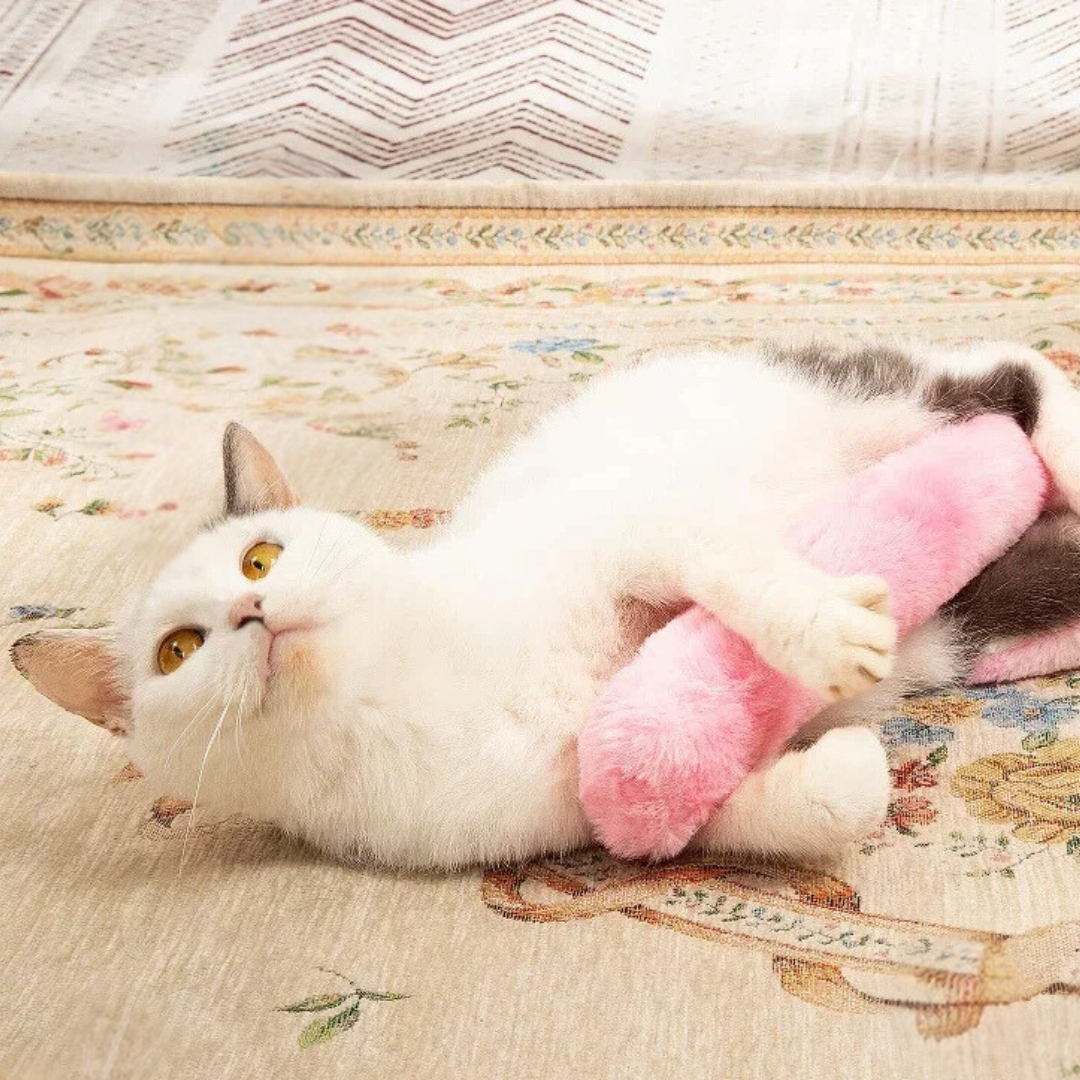 Katzenminze Kissen Spielzeug für Katzen. Plüschtier für Spiel, Aktivität & Entspannung. Reduziert Stress.