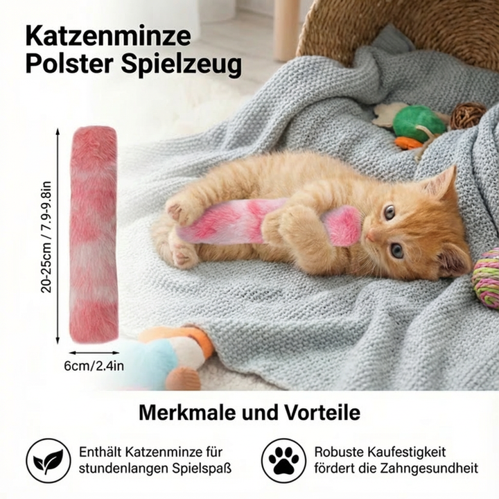 Katzenspielzeug mit Katzenminze für Haustiere, unterstützt Aktivität und natürliches Spielverhalten Ihrer Katze.