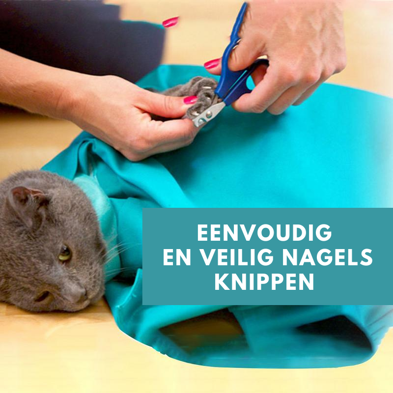 Leichte, zusammenklappbare Katzentransporttasche. Ideal für Reisetransport & platzsparendes Verstauen.
