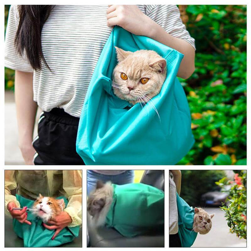 Robuste Katzenreisetasche aus strapazierfähigem Material. Bietet Komfort & Sicherheit beim Tierbedarf.
