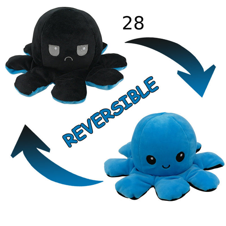 Süßes Kawaii Oktopus Plüsch, wendbar, als Geschenk für jeden Anlass.