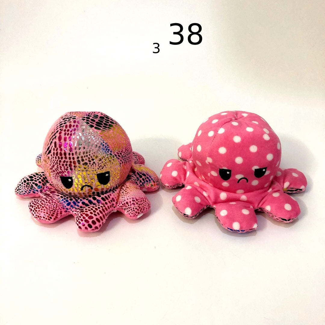Plüsch Oktopus wendbar, zum Spielen, Kawaii-Stil, Stressabbau.