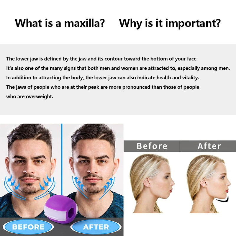 Premium Kiefertrainer für tägliches Gesichtstraining. Fördert Muskelstärkung, Selbstpflege und Wellness im Gesicht.
