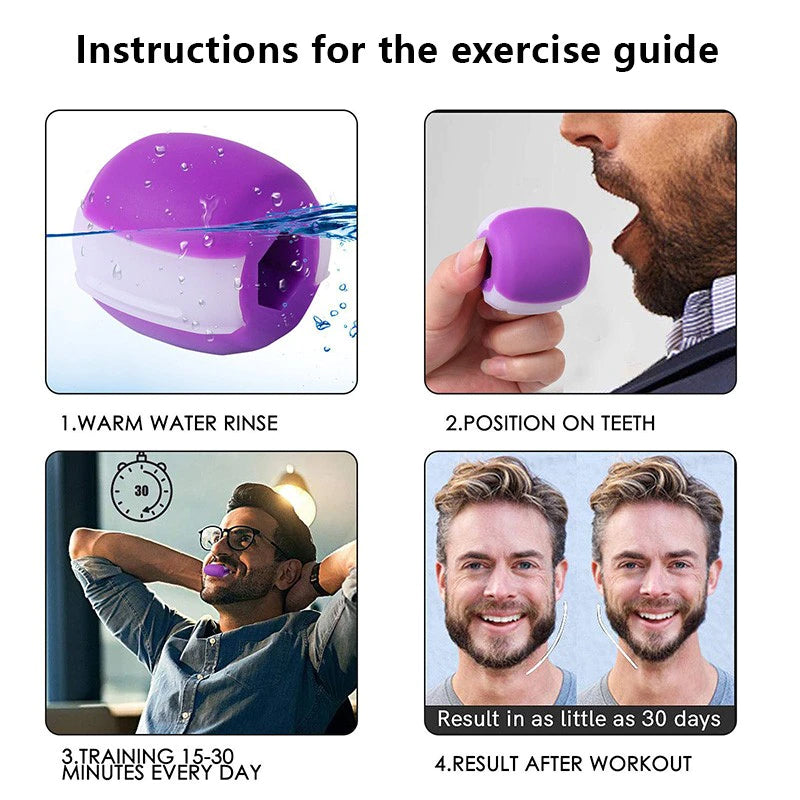 Fitness-Tool für die Jawline: Muskelstärkung und Anti-Aging-Effekt für ein straffes, konturiertes Gesicht.