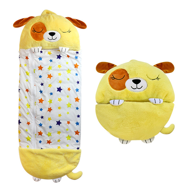 Offener Kinder Plüschtier Schlafsack; weiches Tierdesign, bereit zum Schlafen & Spielen. Warm & weich.