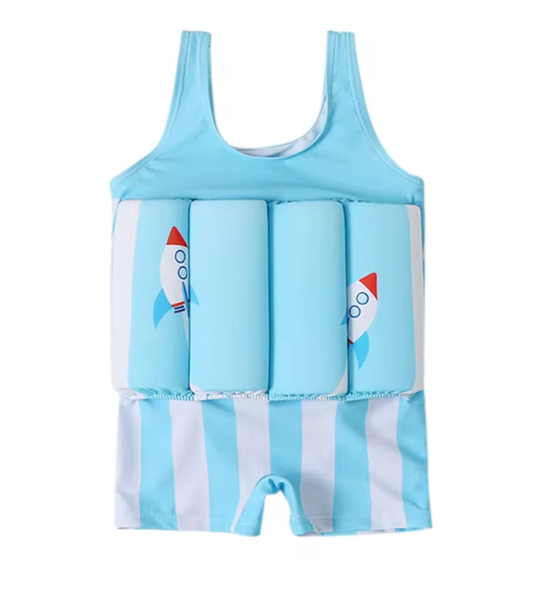 Ergonomische SicherPlatsch Schwimmhilfe, komfortable Kinder Schwimmweste für lange Badetage.