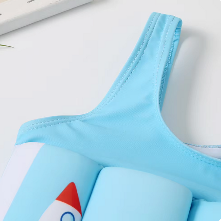 SicherPlatsch Schwimmhilfe für Kinder, robuste Auftriebshilfe zum Schwimmen lernen & Badespaß.