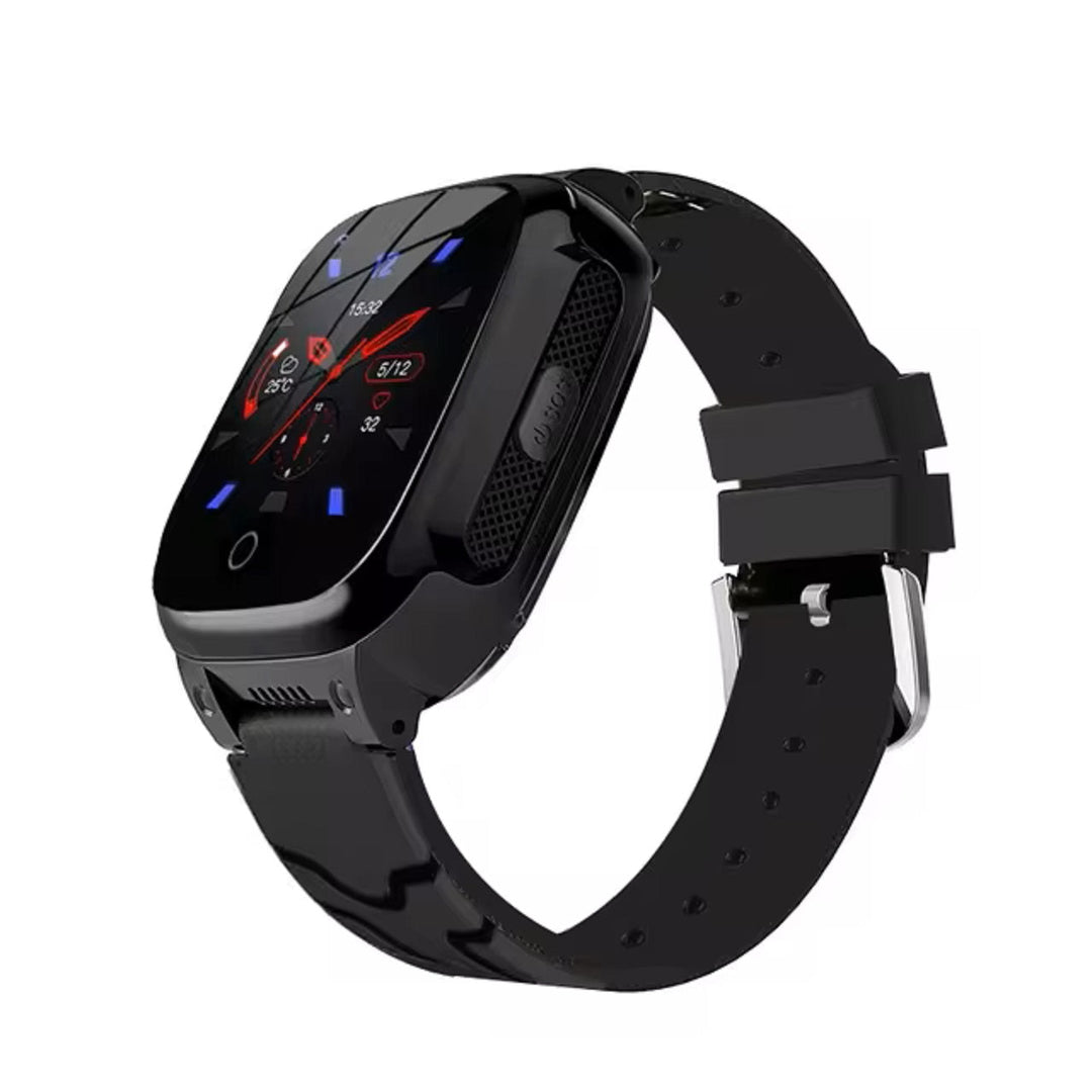 Kinder GPS Smartwatch mit 4G, SOS-Taste & präziser WLAN-Ortung für sichere Kindertracker-Funktion.