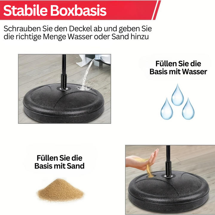 Kinder Boxset mit passenden Boxhandschuhen für Kleinkinder & Schulkinder. Robustes Spielzeug für Fitness & Energieabbau.