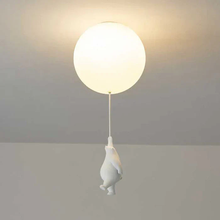 Deckenlampe Bär Ballon für Kinder, eine helle LED-Lampe für Spiel & Spaß.