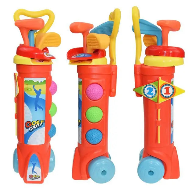 Vielseitiges Golf Übungsset für Kinder; robustes Outdoor & Indoor Sportspielzeug für aktives Spielen.