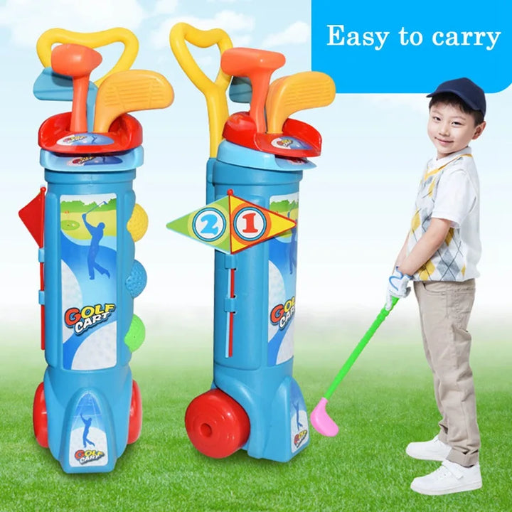 Kinder Golf Übungsset, robustes Outdoor & Indoor Spielzeug für Koordination, Familienspaß & aktives Spielen.