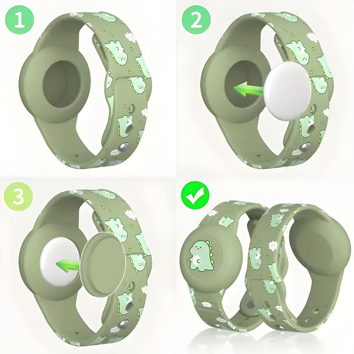 Stilvolles Kinder GPS Armband in verschiedenen Farben. Verstellbar & sicher für Jungen & Mädchen.