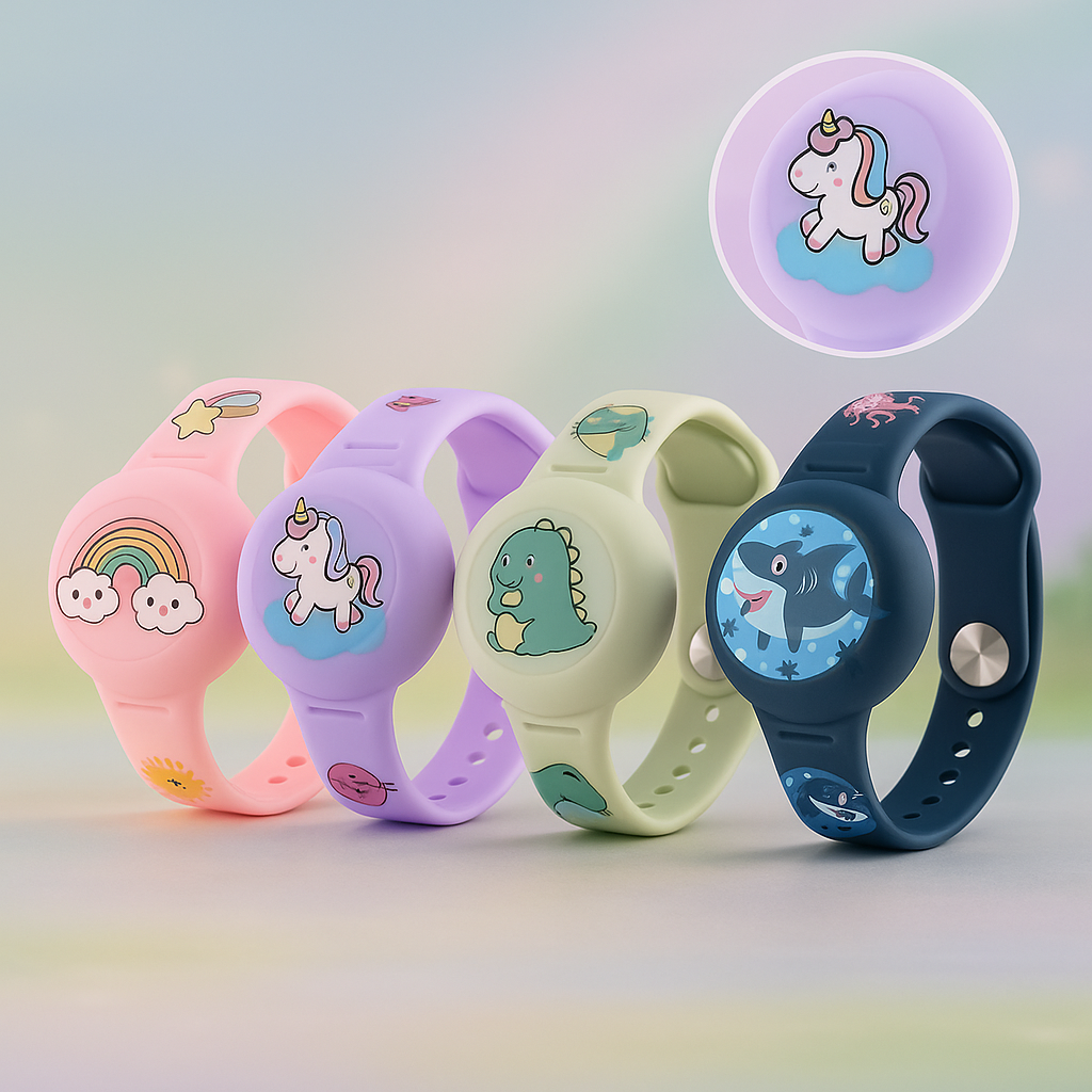 Mit diesem GPS Armband haben Eltern die Sicherheit ihrer Kinder stets im Blick. Einfache Ortung.