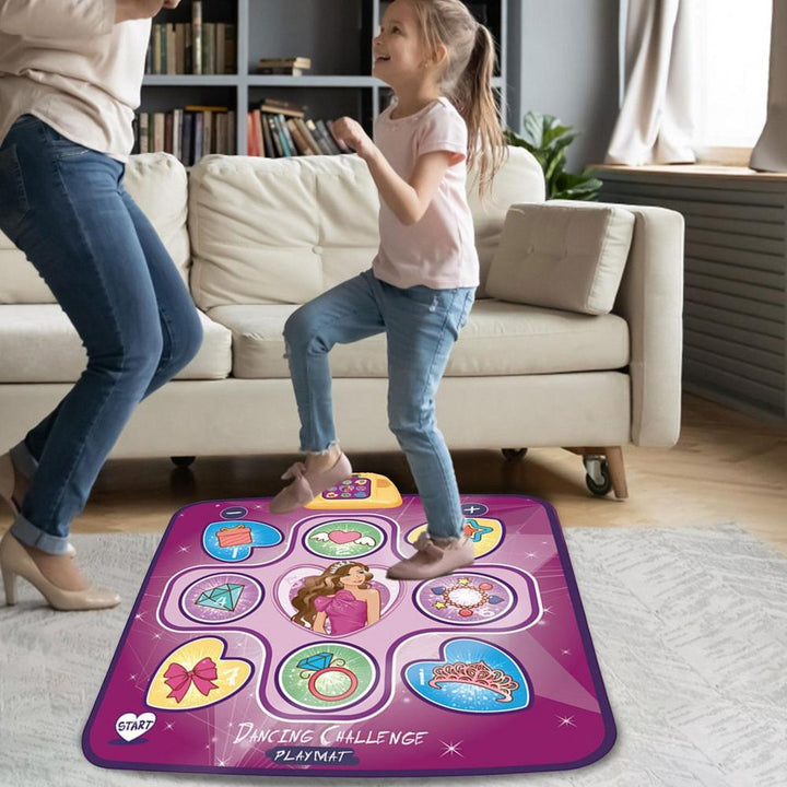 Aktive RhythmGlow Tanzmatte für Kinder, fördert Koordination, Rhythmusgefühl & interaktives Lernen mit LED.