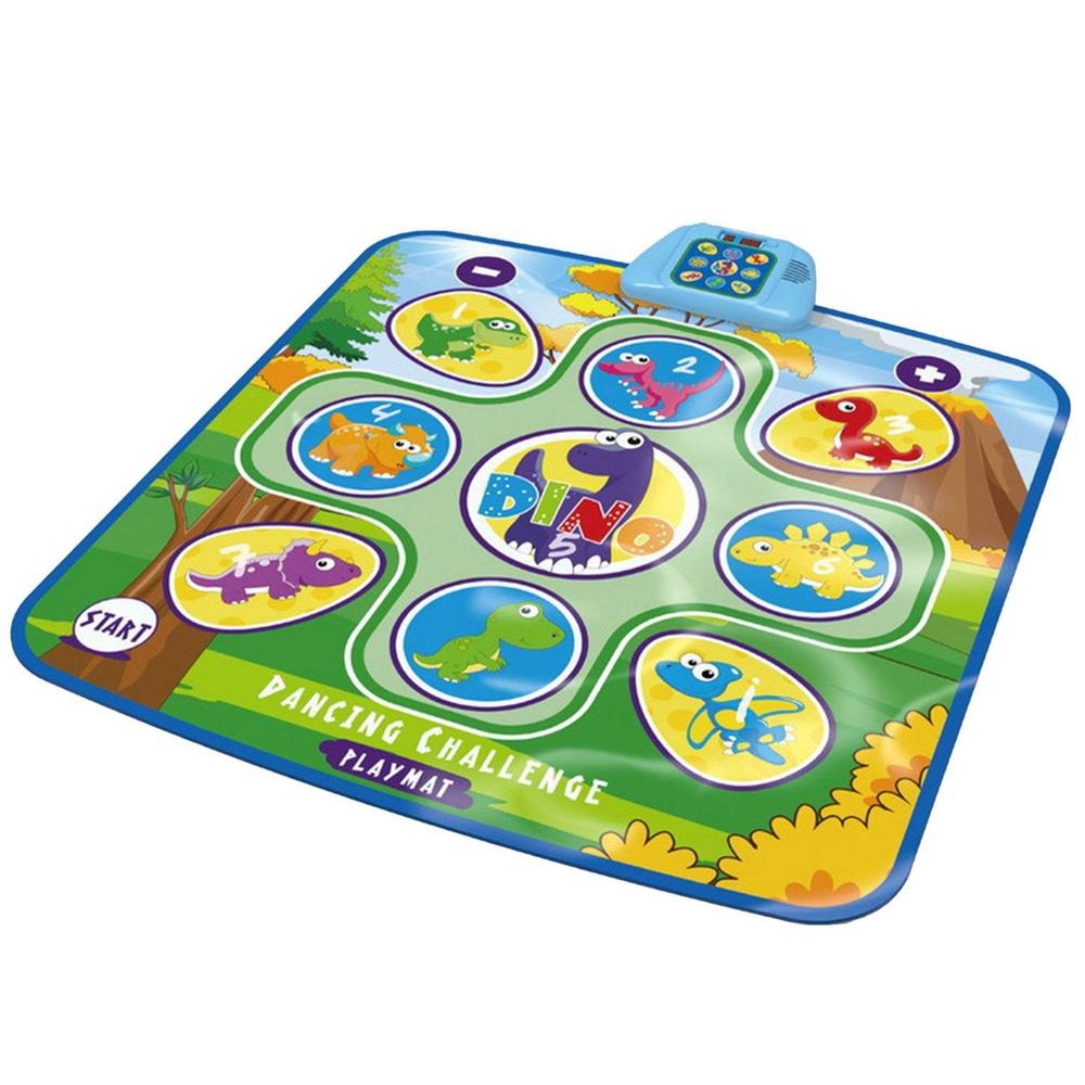 Farbige LED Tanzmatte RhythmGlow für Kinder, interaktives Spielzeug zur Förderung von Rhythmus und Koordination.