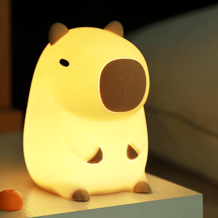 Entzückendes Silikon Kinder Nachtlicht (Panda/Schaf), dimmbar, wiederaufladbar, entspanntes Einschlafen.