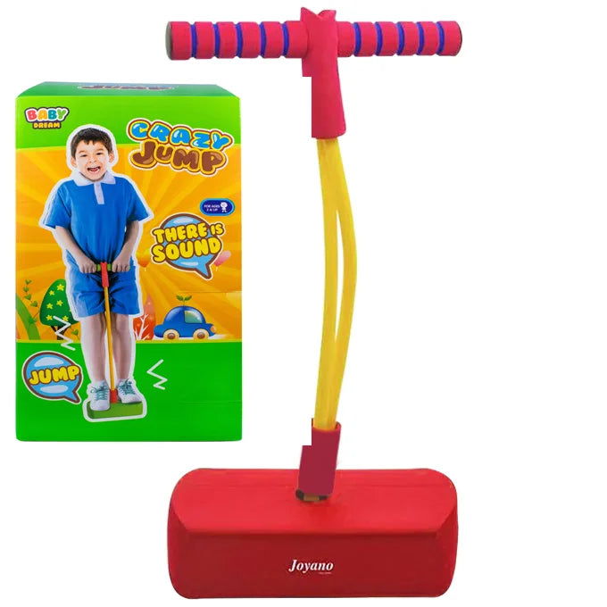 JumpBuddy Pogostick als tolles Geschenk für Kinder, fördert Spielspaß, Bewegung und Koordination drinnen & draussen.