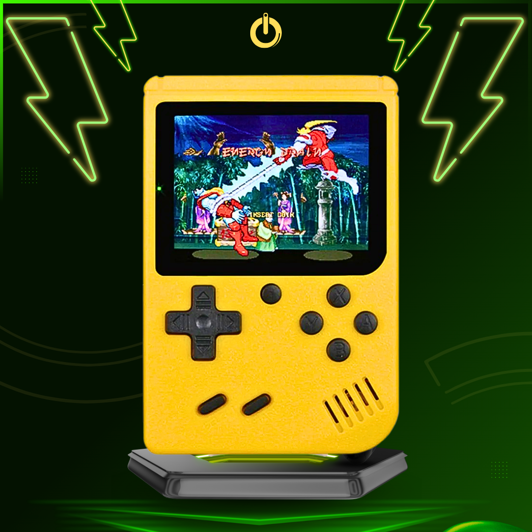 Tragbare Retro Spielkonsole für Kinder, für klassisches Arcade-Erlebnis.